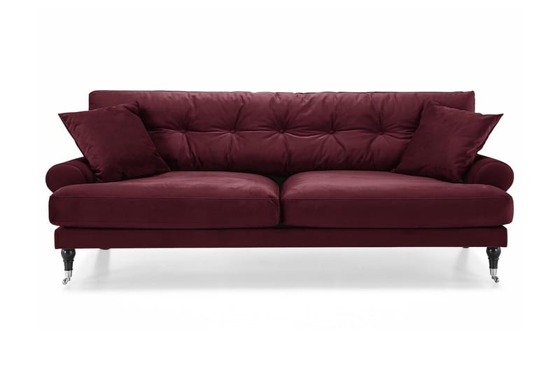 Andrew 3-sits Sammetssoffa - Lila - Möbler - Soffa - Howardsoffor
