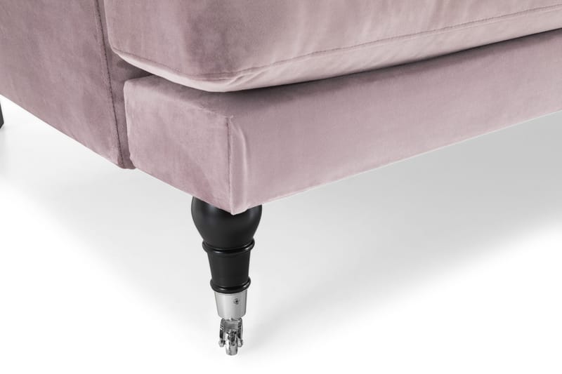 Andrew 3-sits Sammetssoffa - Lila - Möbler - Soffa - 3 sits soffa