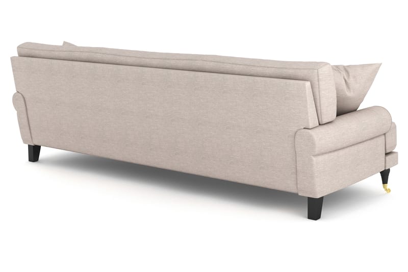 Andrew 3-sits Soffa - Beige/Mässing - Howardsoffor - 3 sits soffa