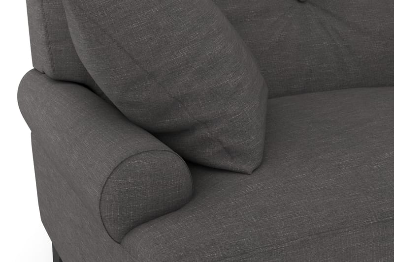 Andrew 3-sits Tygsoffa - Mörkgrå - Möbler - Soffa - 3 sits soffa