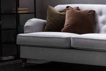 Howard 2-sits Tygsoffa - Grå - Möbler - Soffa - Howardsoffor