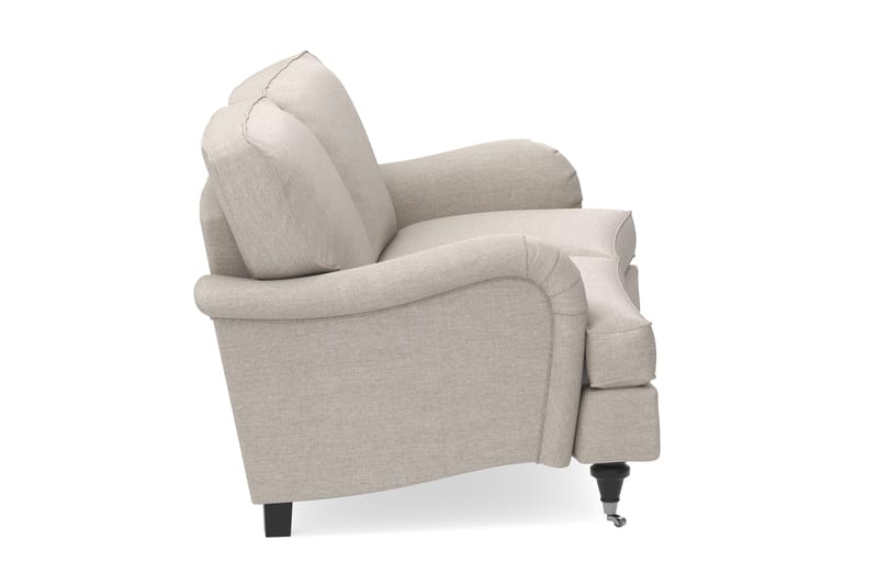 Howard Classic 2-sits Svängd Tygsoffa - Beige - Möbler - Soffa - Howardsoffor