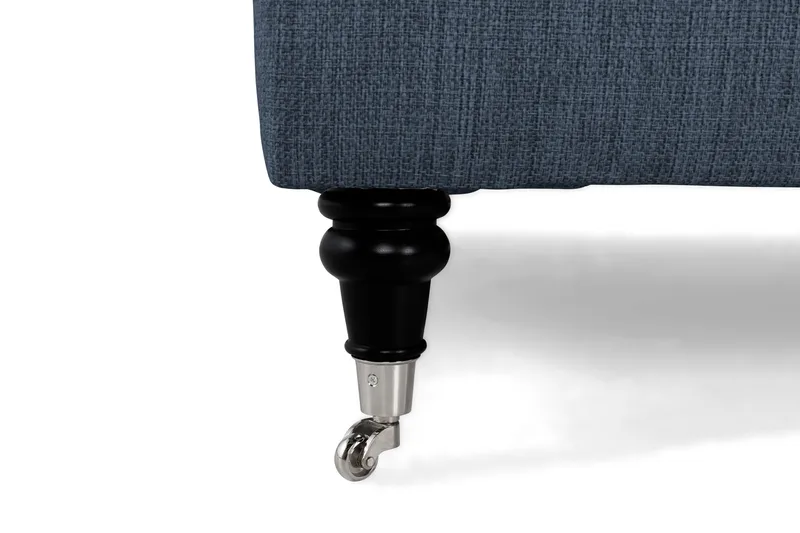 Howard Classic 2-sits Svängd Tygsoffa - Blå - Möbler - Soffa - Howardsoffor