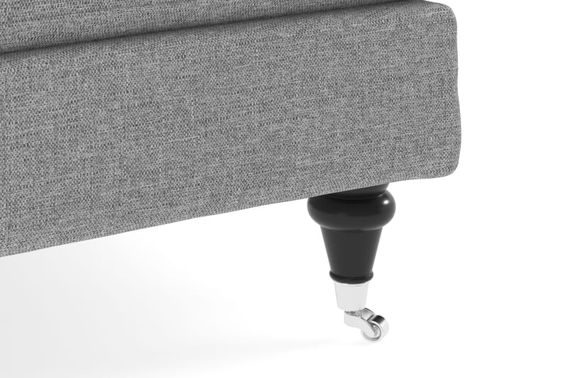 Howard Classic 2-sits Svängd Tygsoffa - Grå - Möbler - Soffa - Howardsoffor