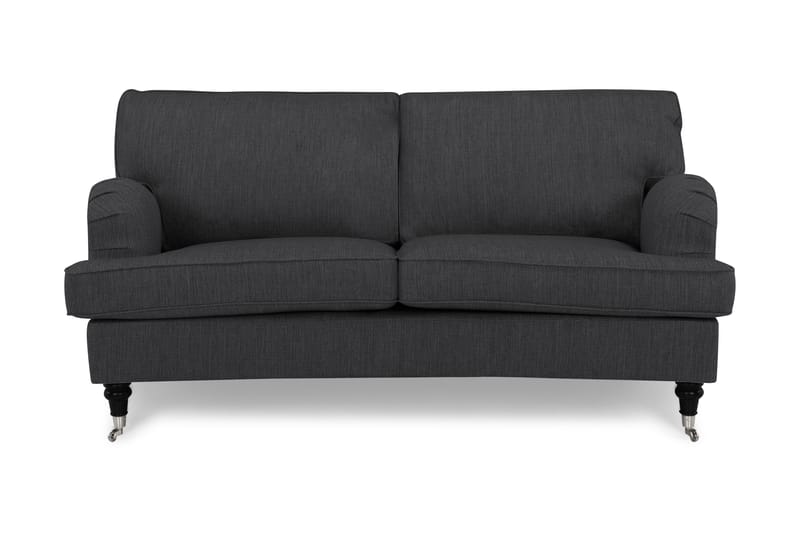 Howard Classic 2-sits Svängd Tygsoffa - Mörkgrå - Möbler - Soffa - Howardsoffor