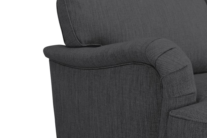 Howard Classic 2-sits Svängd Tygsoffa - Mörkgrå - Möbler - Soffa - Howardsoffor