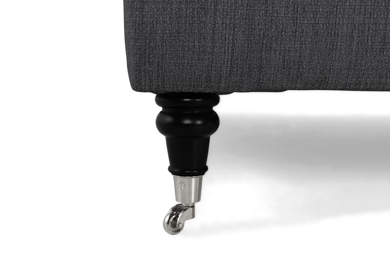 Howard Classic 2-sits Svängd Tygsoffa - Mörkgrå - Möbler - Soffa - Howardsoffor