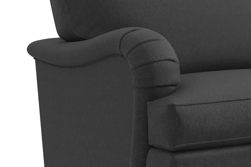 Howard Classic 2-sits Svängd Tygsoffa - Mörkgrå - Möbler - Soffa - Howardsoffor