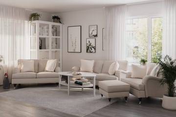 Howard Classic 2-sits Tygsoffa - Beige - Möbler - Soffa - Howardsoffor