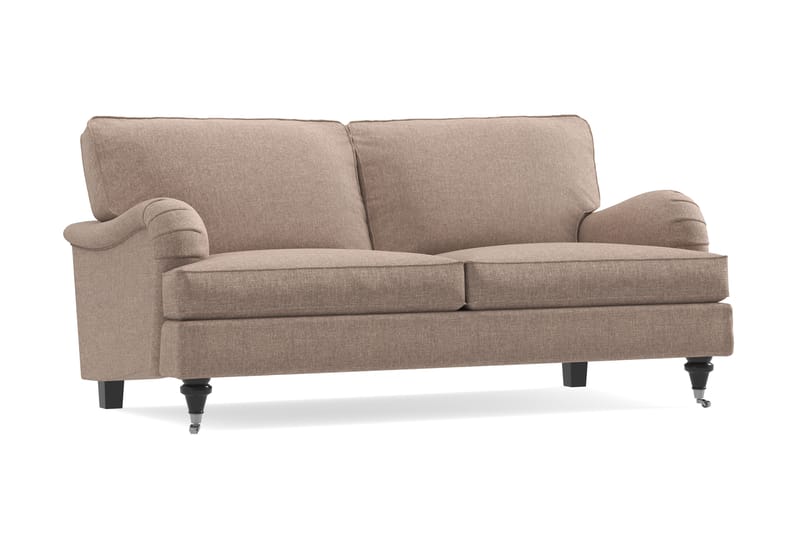 Howard Classic 2-sits Tygsoffa - Mörkbeige - Möbler - Soffa - Howardsoffor