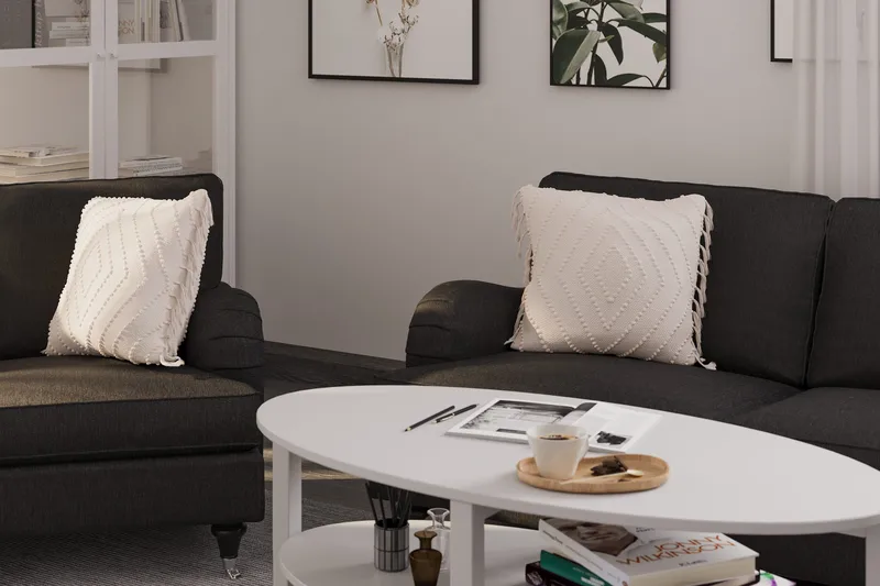 Howard Classic 2-sits Tygsoffa - Mörkgrå - Möbler - Soffa - Howardsoffor