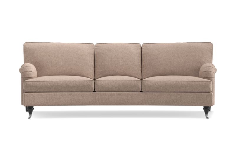 Howard Classic 3-sits Soffa Svängd - Mörkbeige - Howardsoffor - 3 sits soffa