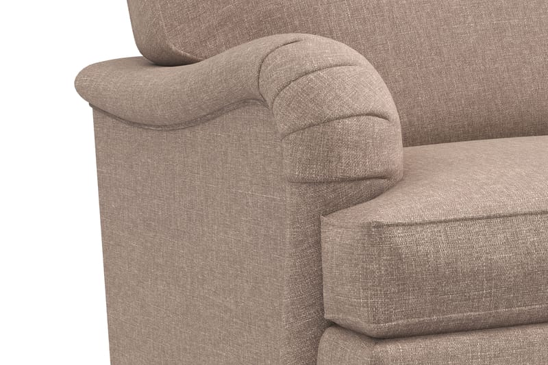 Howard Classic 3-sits Soffa Svängd - Mörkbeige - Howardsoffor - 3 sits soffa