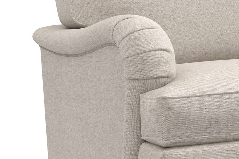 Howard Classic 3-sits Svängd Tygsoffa - Beige - Möbler - Soffa - Howardsoffor