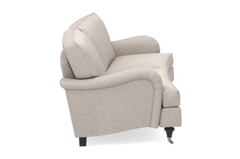Howard Classic 3-sits Svängd Tygsoffa - Beige - Möbler - Soffa - Howardsoffor