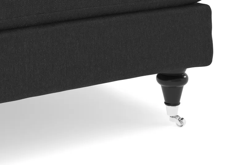 Howard Classic 3-sits Svängd Tygsoffa - Mörkgrå - Möbler - Soffa - Howardsoffor