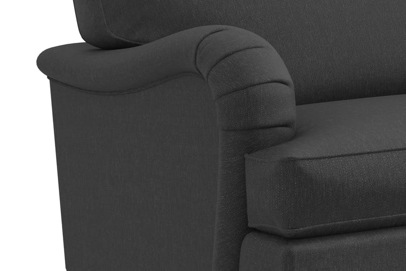 Howard Classic 3-sits Svängd Tygsoffa - Mörkgrå - Möbler - Soffa - Howardsoffor