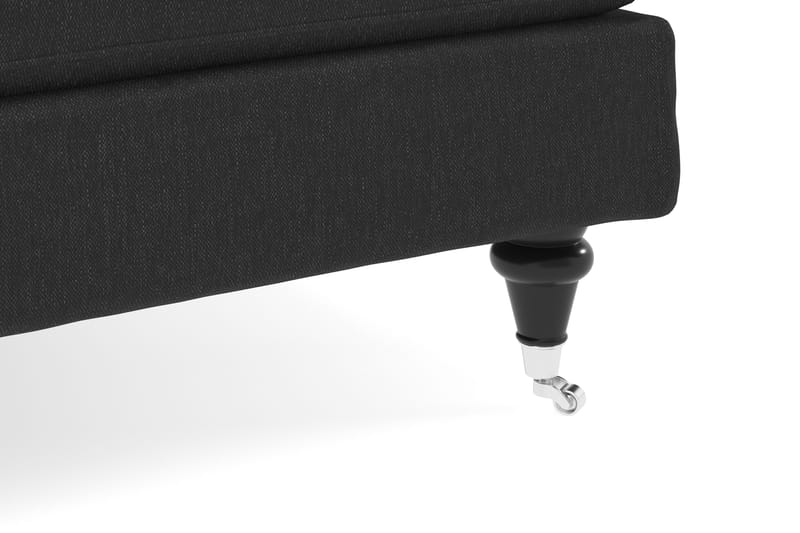 Howard Classic 3-sits Svängd Tygsoffa - Mörkgrå - Möbler - Soffa - Howardsoffor