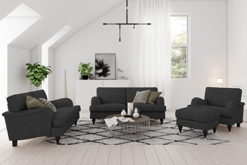 Howard Classic 3-sits Tygsoffa - Antracit - Möbler - Soffa - Howardsoffor