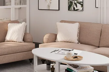 Howard Classic 3-sits Tygsoffa - Mörkbeige - Möbler - Soffa - Howardsoffor