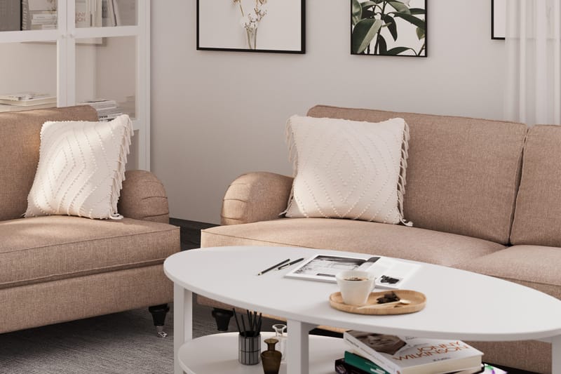 Howard Classic 3-sits Tygsoffa - Mörkbeige - Möbler - Soffa - Howardsoffor