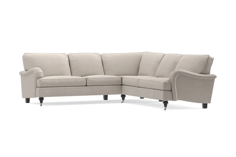 Howard Classic 6-sits L-formad Hörnsoffa i Tyg - Beige - Möbler - Soffa - Howardsoffor