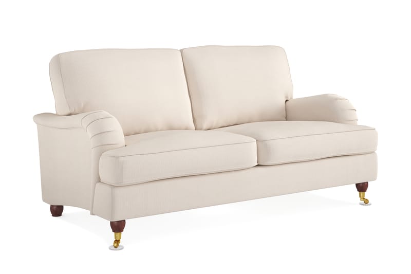 Howard Lyx 2-sits Manchestersoffa - Beige - Möbler - Soffa - Howardsoffor