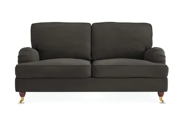 Howard Lyx 2-sits Manchestersoffa - Mörkgrå - Möbler - Soffa - Howardsoffor