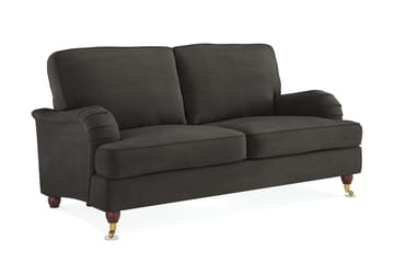 Howard Lyx 2-sits Manchestersoffa - Mörkgrå - Möbler - Soffa - Howardsoffor
