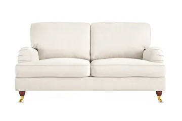 Howard Lyx 2-sits Sammetssoffa - Krämvit - Möbler - Soffa - Howardsoffor