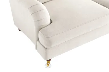 Howard Lyx 2-sits Sammetssoffa - Krämvit - Möbler - Soffa - Howardsoffor
