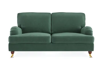 Howard Lyx 2-sits Sammetssoffa - Mörkgrön - Möbler - Soffa - Howardsoffor