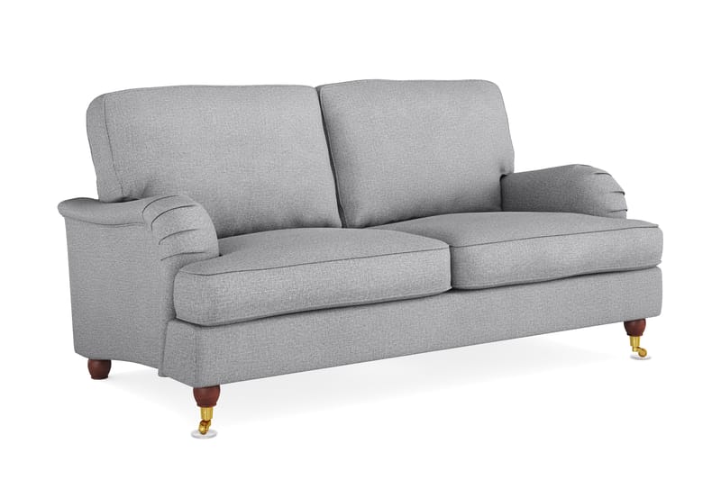 Howard Lyx 2-sits Tygsoffa - Ljusgrå - Möbler - Soffa - Howardsoffor
