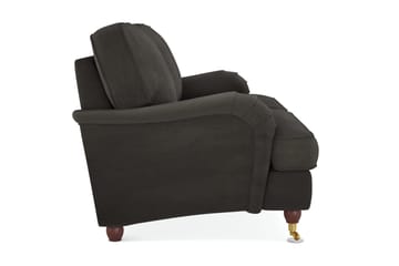 Howard Lyx 3-sits Manchestersoffa - Mörkgrå - Möbler - Soffa - Howardsoffor