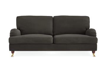 Howard Lyx 3-sits Manchestersoffa - Mörkgrå - Möbler - Soffa - Howardsoffor