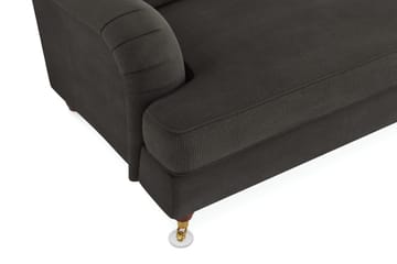 Howard Lyx 3-sits Manchestersoffa - Mörkgrå - Möbler - Soffa - Howardsoffor