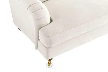 Howard Lyx 3-sits Sammetssoffa - Krämvit - Möbler - Soffa - Howardsoffor