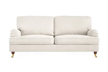 Howard Lyx 3-sits Sammetssoffa - Krämvit - Möbler - Soffa - Howardsoffor