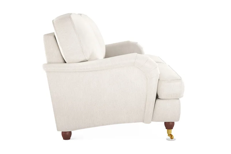 Howard Lyx 3-sits Sammetssoffa - Krämvit - Möbler - Soffa - Howardsoffor