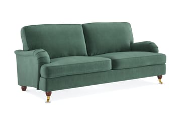Howard Lyx 3-sits Sammetssoffa - Mörkgrön - Möbler - Soffa - Howardsoffor