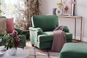 Howard Lyx 3-sits Sammetssoffa - Mörkgrön - Möbler - Soffa - Howardsoffor