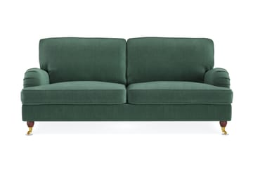 Howard Lyx 3-sits Sammetssoffa - Mörkgrön - Möbler - Soffa - Howardsoffor