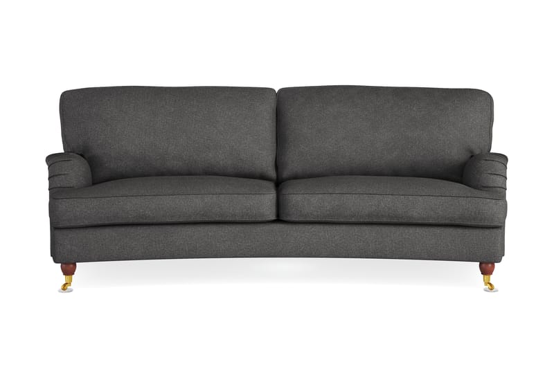 Howard Lyx 3-sits Soffa Svängd - Mörkgrå - Howardsoffor - 3 sits soffa