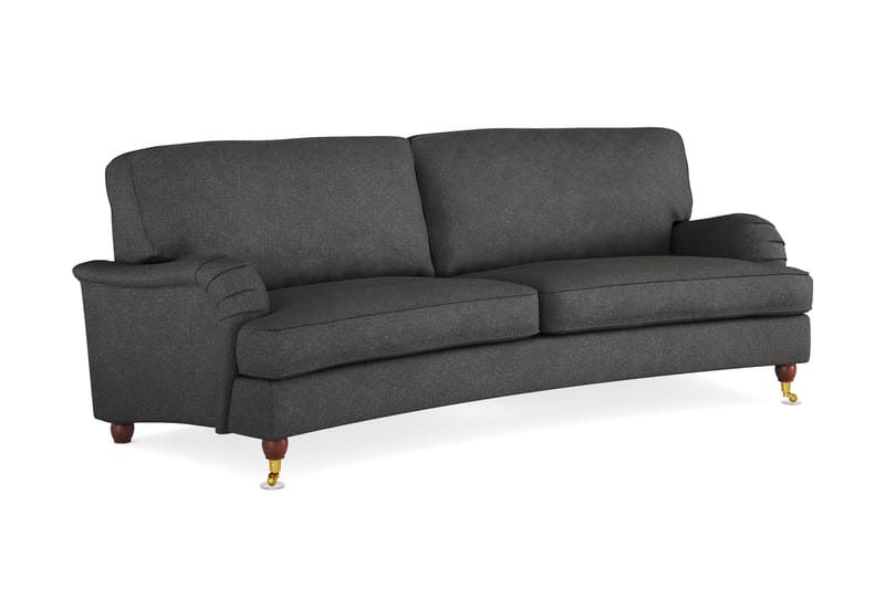 Howard Lyx 3-sits Soffa Svängd - Mörkgrå - Howardsoffor - 3 sits soffa