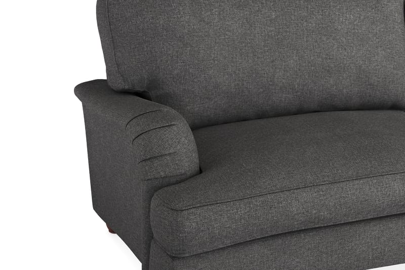 Howard Lyx 3-sits Soffa Svängd - Mörkgrå - Howardsoffor - 3 sits soffa