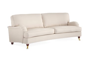 Howard Lyx 3-sits Svängd Manchestersoffa - Beige - Möbler - Soffa - Howardsoffor