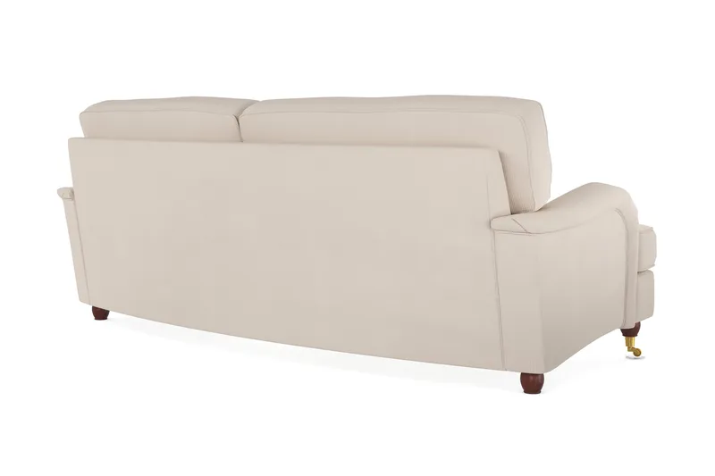 Howard Lyx 3-sits Svängd Manchestersoffa - Beige - Möbler - Soffa - Howardsoffor