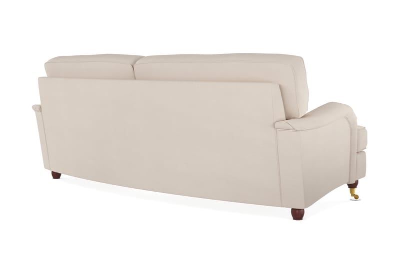 Howard Lyx 3-sits Svängd Manchestersoffa - Beige - Möbler - Soffa - Howardsoffor
