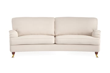 Howard Lyx 3-sits Svängd Manchestersoffa - Beige - Möbler - Soffa - Howardsoffor