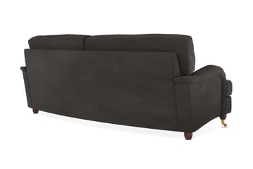 Howard Lyx 3-sits Svängd Manchestersoffa - Mörkgrå - Möbler - Soffa - Howardsoffor